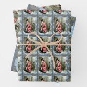 Weihnachtsfest Viktorianisch Urlaub Geschenkpapier Set (Beispiel)