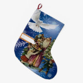 Weihnachtsfest, Vintag Großer Weihnachtsstrumpf (Vorderansicht (hängend))