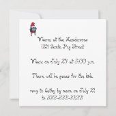 Weihnachtsfest, Weihnachten im Juli - Einladungen (Rückseite)