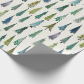 Weihnachtsfest Weihnachtsbaum Geschenkpapier (Ecke)