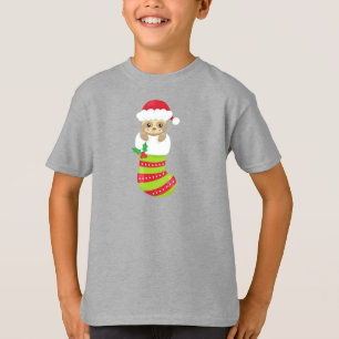 Weihnachtsfest, Weihnachtsfeiertag, Strumpf, Weihn T-Shirt