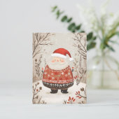 Weihnachtsfest Weihnachtsgrüße Postkarte (Stehend Vorderseite)