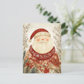 Weihnachtsfest Weihnachtsgrüße Postkarte (Stehend Vorderseite)