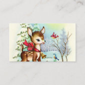 Weihnachtsfest Weihnachtswildsaft - weitere Inform Visitenkarte (Vorderseite)