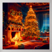 Weihnachtsfest Winter Poster (Vorne)