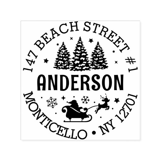 Weihnachtsfest Winter Wonderland Permastempel (Design)