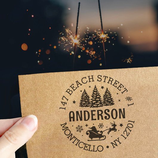 Weihnachtsfest Winter Wonderland Permastempel