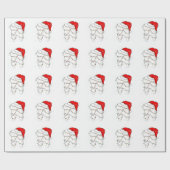 Weihnachtsfest Zahnarzt Feiertag Geschenkpapier (Flach)