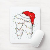 Weihnachtsfest Zahnarzt Feiertag Mousepad (Mit Mouse)