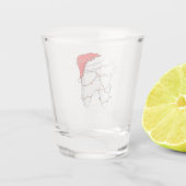 Weihnachtsfest Zahnarzt Feiertag Schnapsglas (Rückseite)