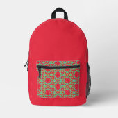 Weihnachtsfest-Zauber-Muster Bedruckter Rucksack (Vorderseite)