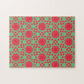 Weihnachtsfest-Zauber-Muster  Puzzle (Horizontal)