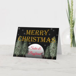 WeihnachtsfestBoyfriend Moonlit Deer Traditionelle Feiertagskarte