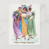 Weihnachtsfeste Feiertagspostkarte (Vorderseite)