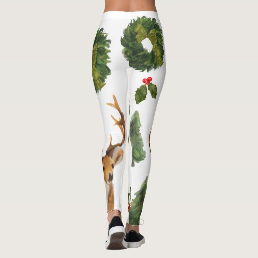 Weihnachtsfeste Leggings (Rückseite)