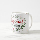 Weihnachtsfeste Tasse für die Feiertagsfreude (VorderseiteRechts)
