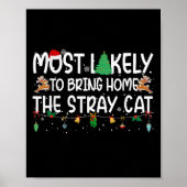 Weihnachtsfeste Weihnachten der Familie am ehesten Poster (Vorne)