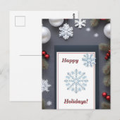 Weihnachtsfestkarte Postkarte (Vorne/Hinten)