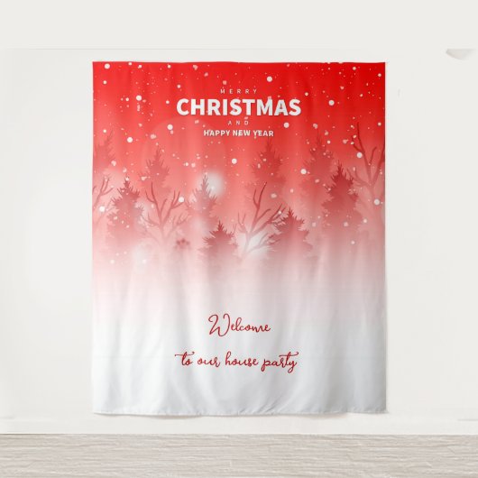 Weihnachtsfestlich  wandteppich (Vorderseite)