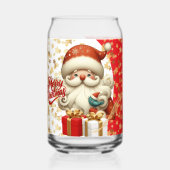 Weihnachtsfestliche Dekoration Dosenglas (Rückseite)