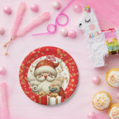🎅Weihnachtsfestliche Dekorationsornamente Pappteller (Party)