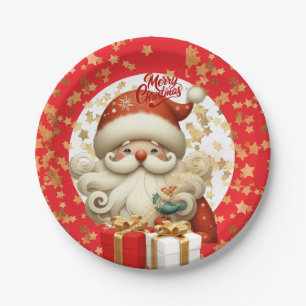 🎅Weihnachtsfestliche Dekorationsornamente Pappteller