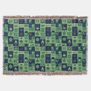 Weihnachtsfestliches Muster Decke