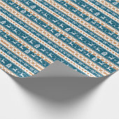Weihnachtsfestmuster Geschenkpapier (Ecke)