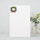 Weihnachtsfestpapier Briefpapier (Stehend Vorderseite)