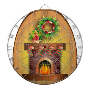 WeihnachtsFesttages-Strumpf-Kamin Dartscheibe