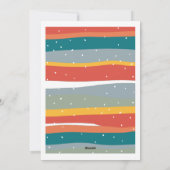 Weihnachtsfesttöne 6 FotoCollage Feiertagskarte (Rückseite)