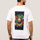 **Weihnachtsfeuer & Eis** T-Shirt (Rückseite)