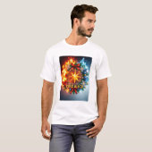 **Weihnachtsfeuer & Eis** T-Shirt (Vorne ganz)