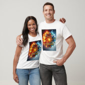 **Weihnachtsfeuer & Eis** T-Shirt (Unisex)