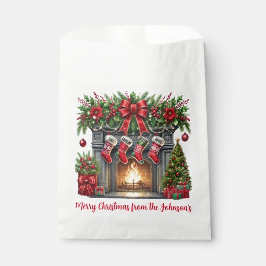 Weihnachtsfeuer Geschenktütchen (Vorderseite)