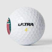 Weihnachtsfeuer Golfball (Logo)