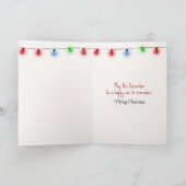 Weihnachtsfeuer mit Kohlensack Karte (Innenseite)