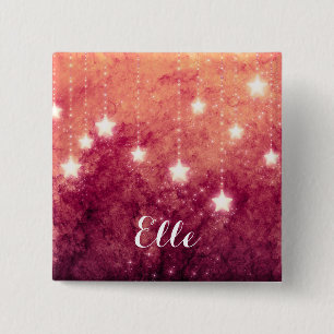 Weihnachtsfeuer-roter Mond spielt Button