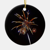 WeihnachtsFeuerwerke Keramikornament (Vorne)