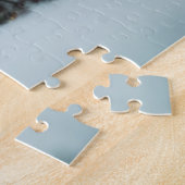 Weihnachtsfichtenzweig und Winterlichter Puzzle (Seite)