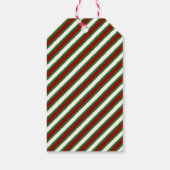 Weihnachtsfigur mit Zuckerrohr Geschenkanhänger (Rückseite)