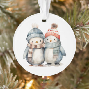 Weihnachtsfiguren Pinguin Akrylus Ornament