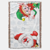 Weihnachtsfiguren von Weihnachten und Elfen stürme Decke (Vorderseite Vertikal)