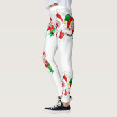 Weihnachtsfiguren von Weihnachten und Elfen stürme Leggings (Links)