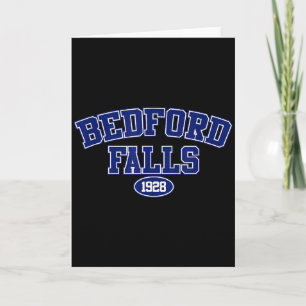 Weihnachtsfilm, Bedford Falls. George Bailey Karte