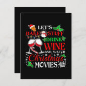 Weihnachtsfilm Begleitkarte (Vorne/Hinten)