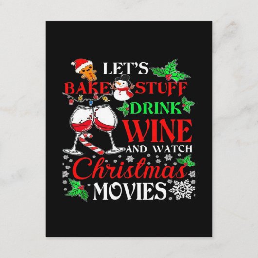 Weihnachtsfilm Begleitkarte (Vorderseite)