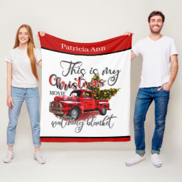 Weihnachtsfilm hinzufügen fleecedecke