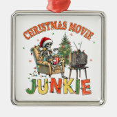 Weihnachtsfilm Junkie Ornament Aus Metall (Vorne)