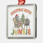 Weihnachtsfilm Junkie Ornament Aus Metall (Links)